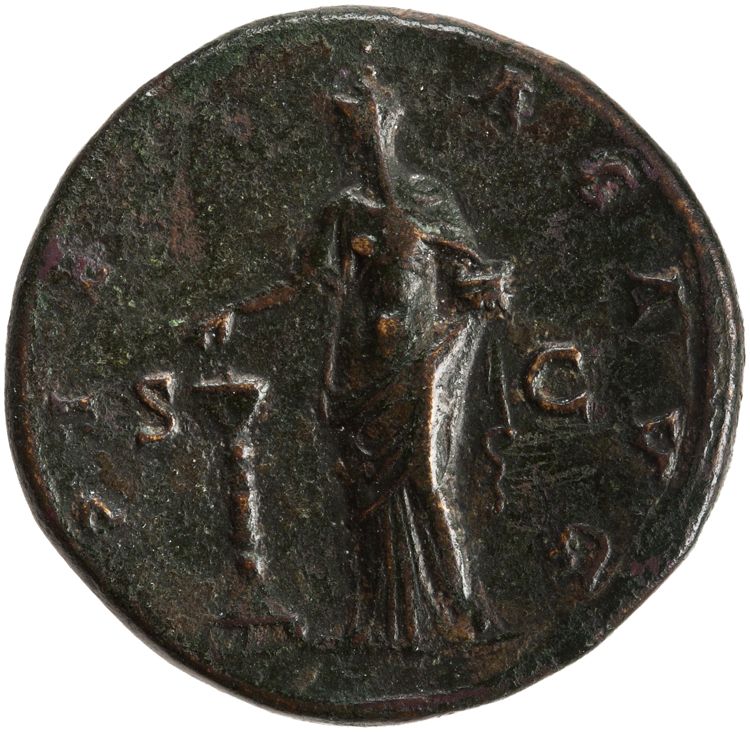 реверс RIC III Antoninus Pius 1146Ad