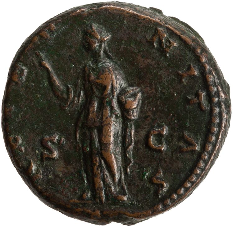 реверс RIC III Antoninus Pius 1162a (as)