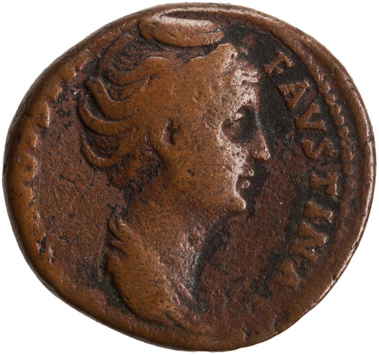 RIC III Antoninus Pius 1191Aa (as), аверс, American Numismatic Society (ans)