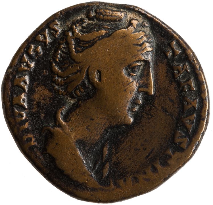 RIC III Antoninus Pius 1192Aa (dupondius), аверс, American Numismatic Society (ans)