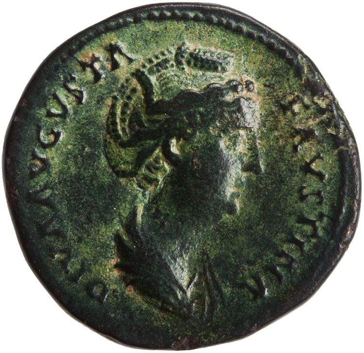 RIC III Antoninus Pius 1192Aa (dupondius), аверс, American Numismatic Society (ans)