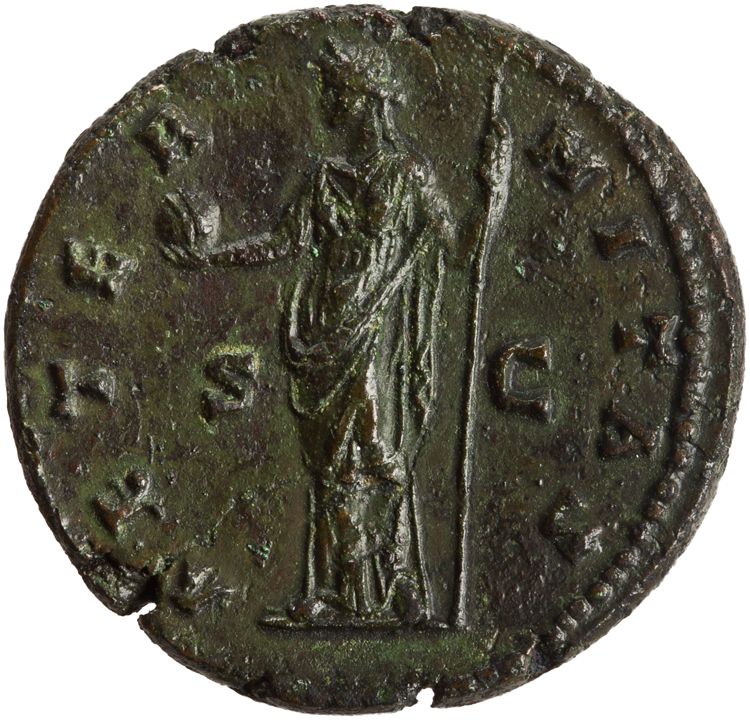 реверс RIC III Antoninus Pius 1164 (as)