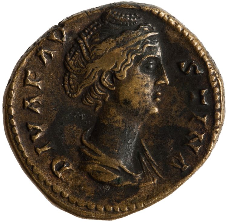 obverse RIC III Antoninus Pius 1174 (dupondius)