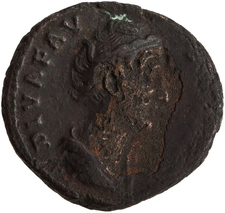RIC III Antoninus Pius 1187a (as), аверс, American Numismatic Society (ans)