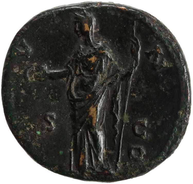 реверс RIC III Antoninus Pius 1190 (as)