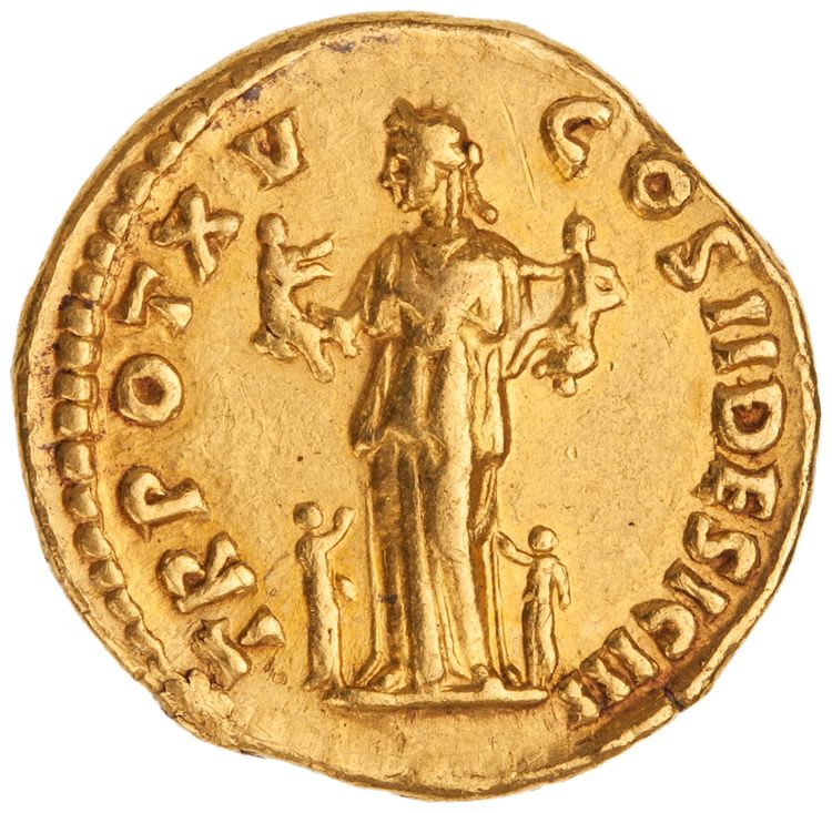 реверс RIC III Antoninus Pius 487B