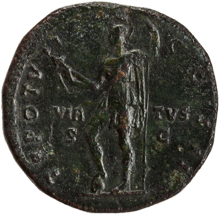 RIC III Antoninus Pius 1304A, реверс, American Numismatic Society (ans)