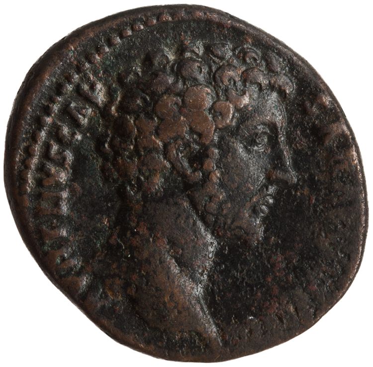аверс RIC III Antoninus Pius 1305A (dupondius)