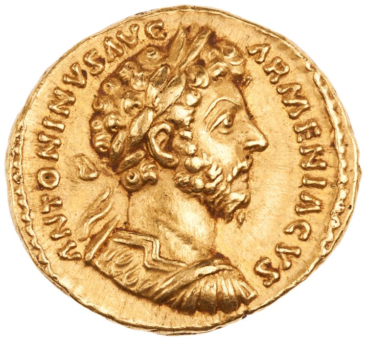 RIC III Marcus Aurelius 88, аверс, American Numismatic Society (ans)