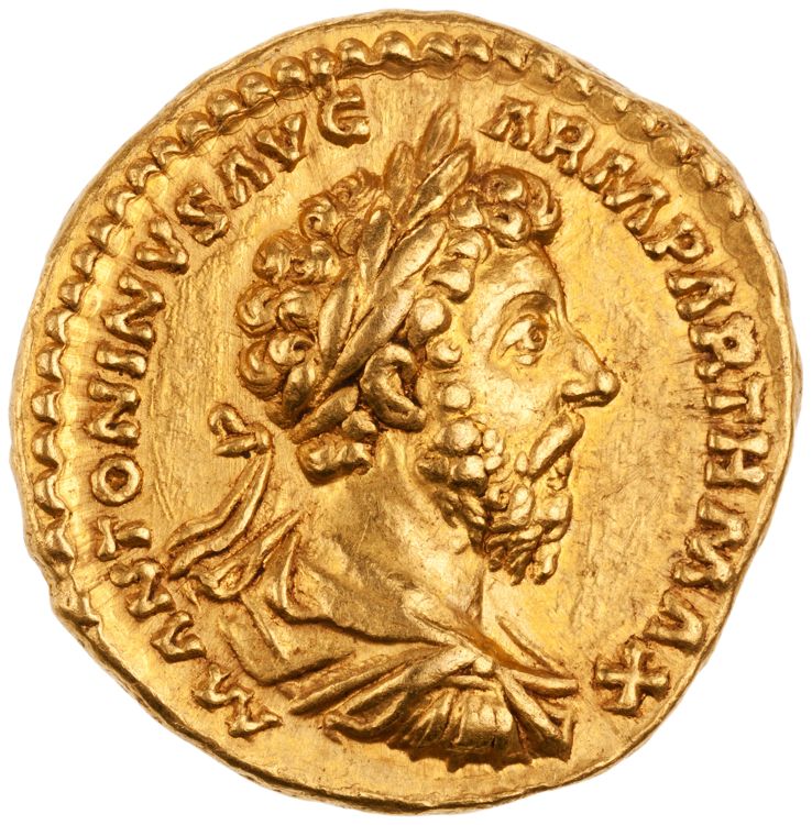 RIC III Marcus Aurelius 160, аверс, American Numismatic Society (ans)