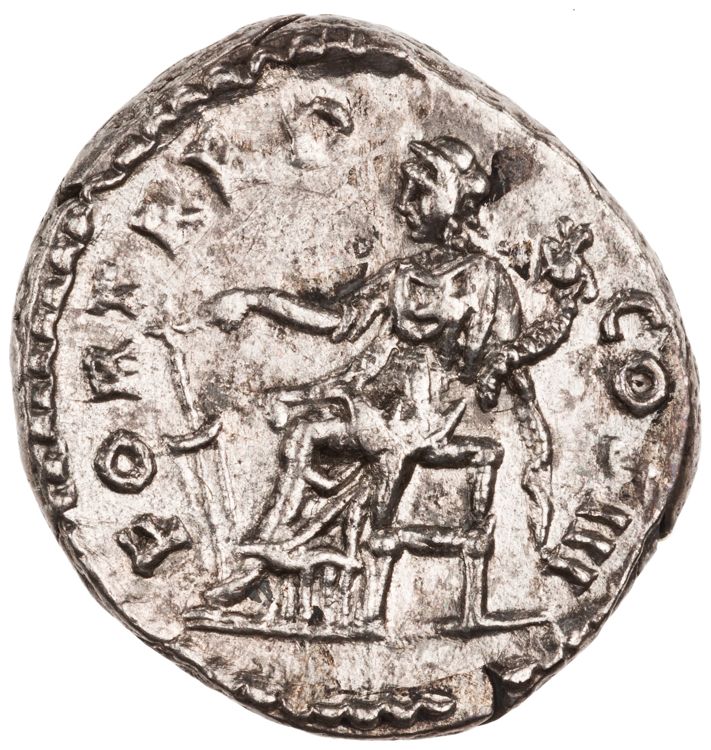 реверс RIC III Marcus Aurelius 204