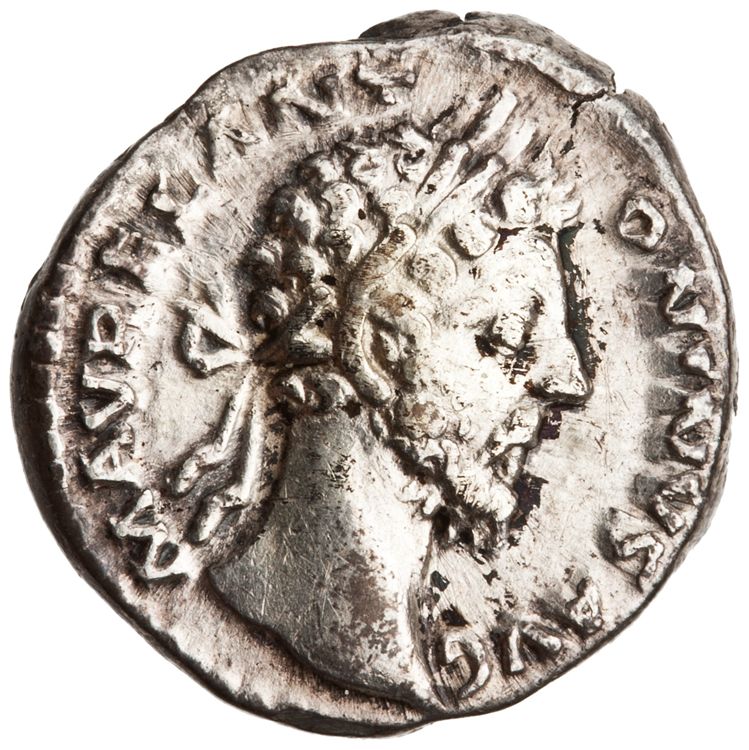 RIC III Marcus Aurelius 406, аверс, American Numismatic Society (ans)