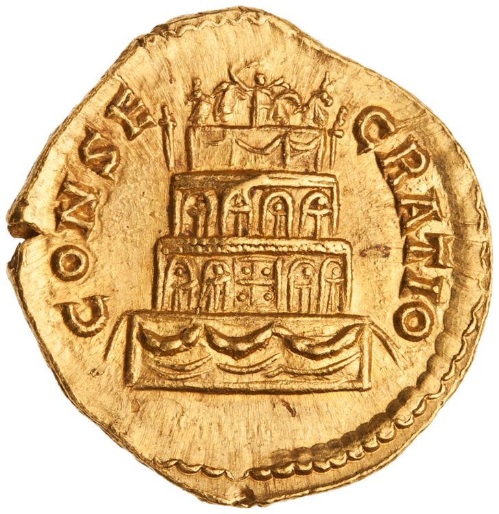 реверс RIC III Commodus 275 (aureus)