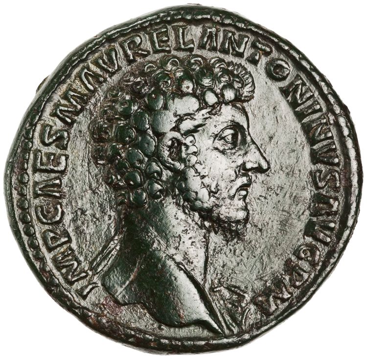 RIC III Marcus Aurelius 795, аверс, American Numismatic Society (ans)