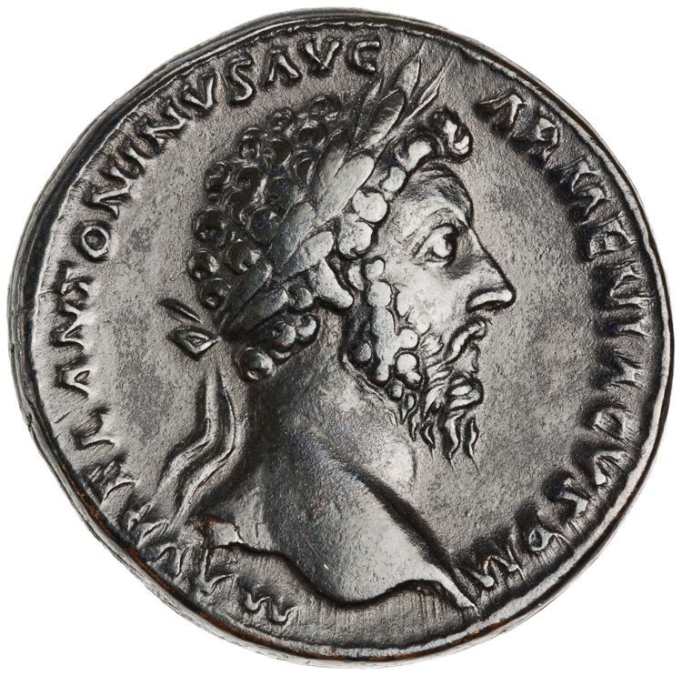 RIC III Marcus Aurelius 923, аверс, American Numismatic Society (ans)