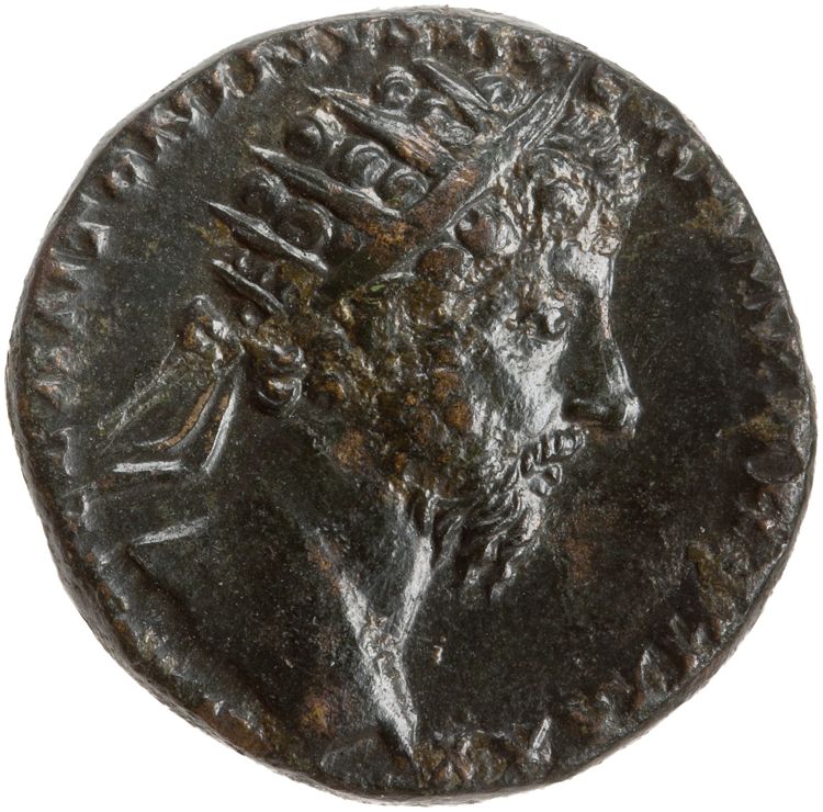 RIC III Marcus Aurelius 932, obverse, American Numismatic Society (ans)