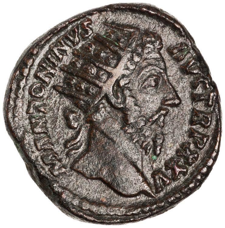 аверс RIC III Marcus Aurelius 1004