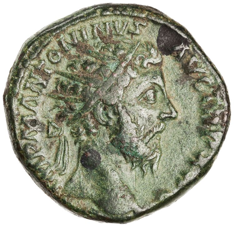 аверс RIC III Marcus Aurelius 1015