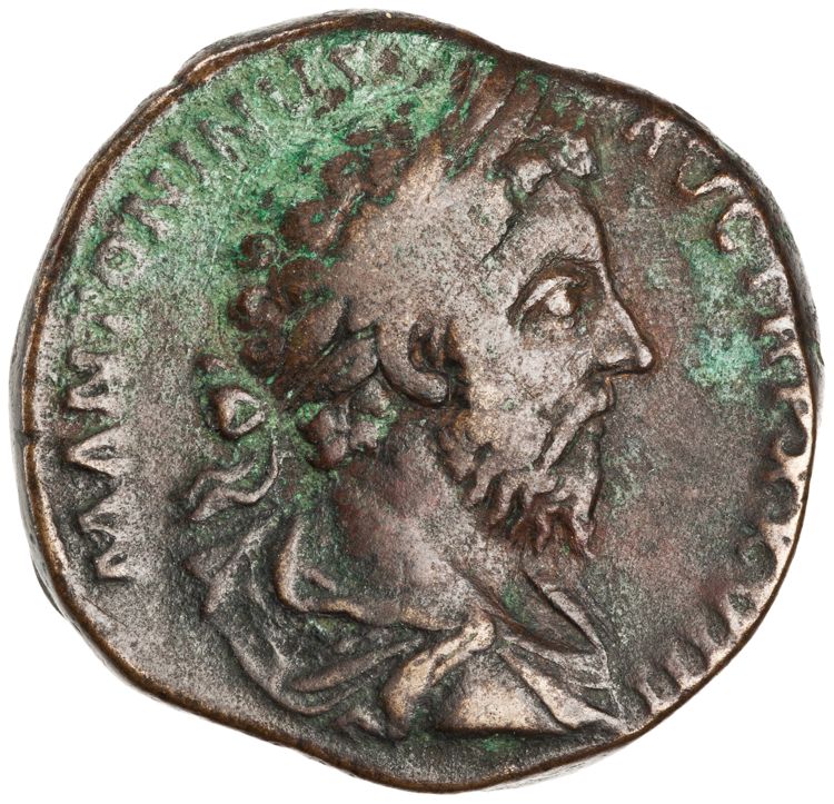obverse RIC III Marcus Aurelius 1116