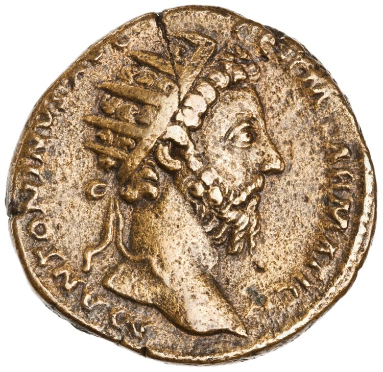 RIC III Marcus Aurelius 1173, аверс, American Numismatic Society (ans)