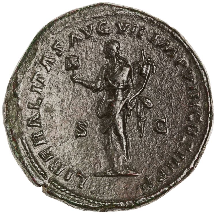 RIC III Marcus Aurelius 1205, reverse, American Numismatic Society (ans)