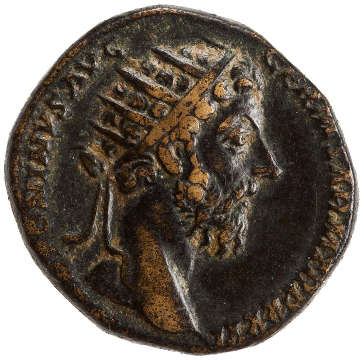 RIC III Marcus Aurelius 1186, аверс, American Numismatic Society (ans)