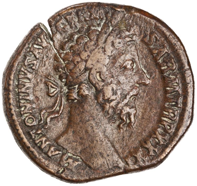 RIC III Marcus Aurelius 1215, аверс, American Numismatic Society (ans)