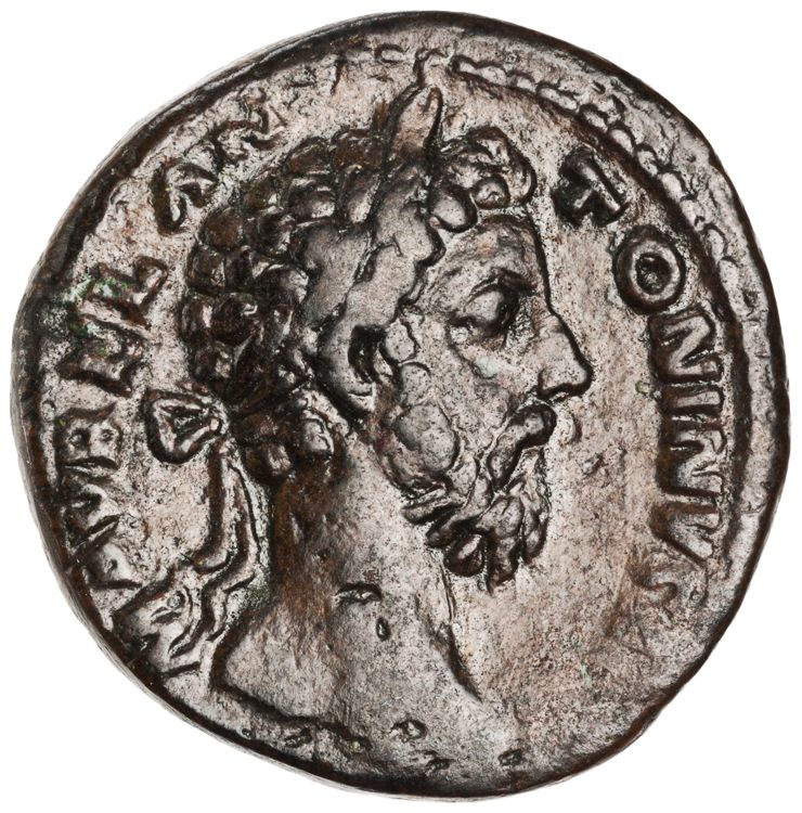 RIC III Marcus Aurelius 1247, аверс, American Numismatic Society (ans)