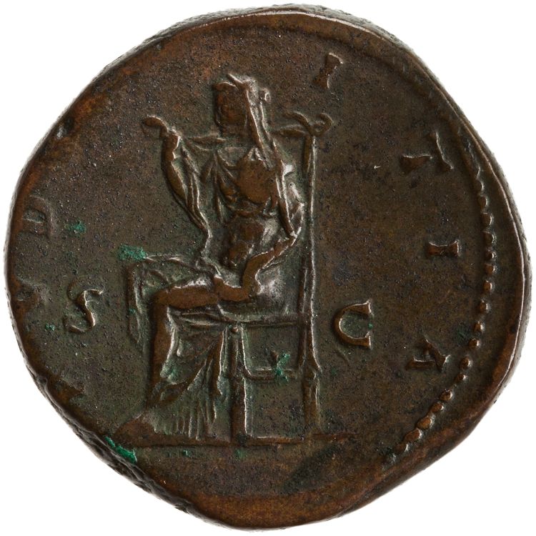 RIC III Antoninus Pius 1381, реверс, American Numismatic Society (ans)