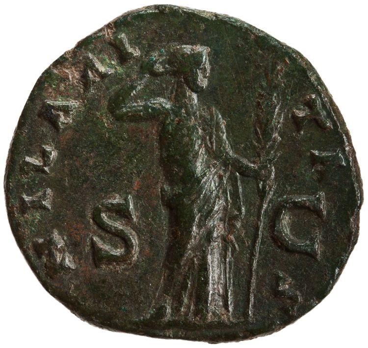 реверс RIC III Antoninus Pius 1396B (as)