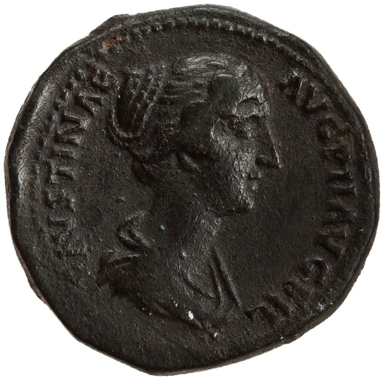 RIC III Antoninus Pius 1396B (as), аверс, American Numismatic Society (ans)