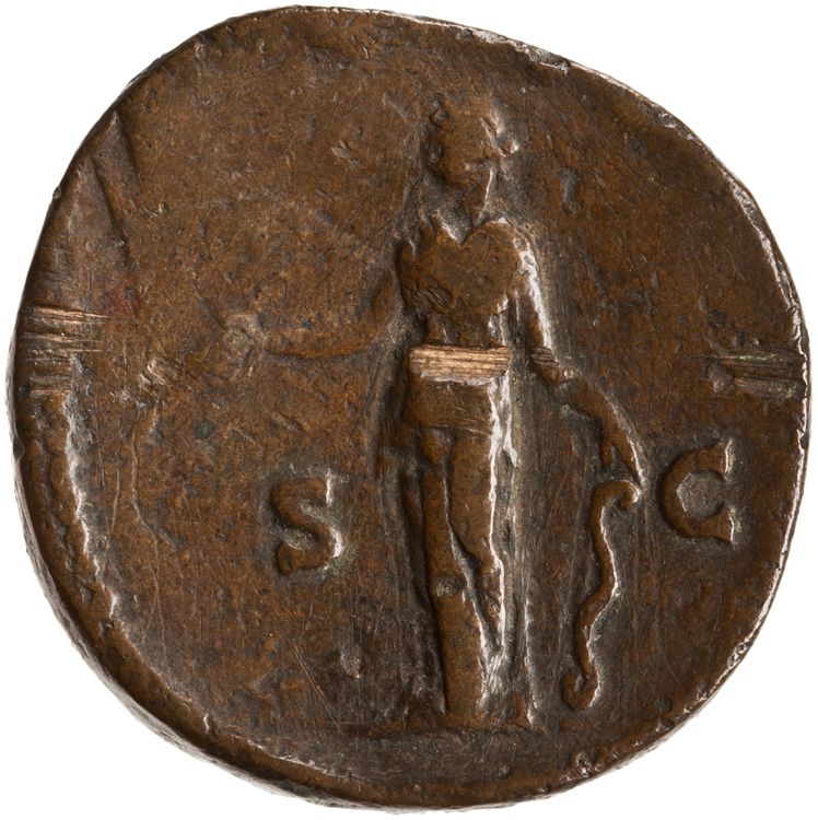 реверс RIC III Antoninus Pius 1383b