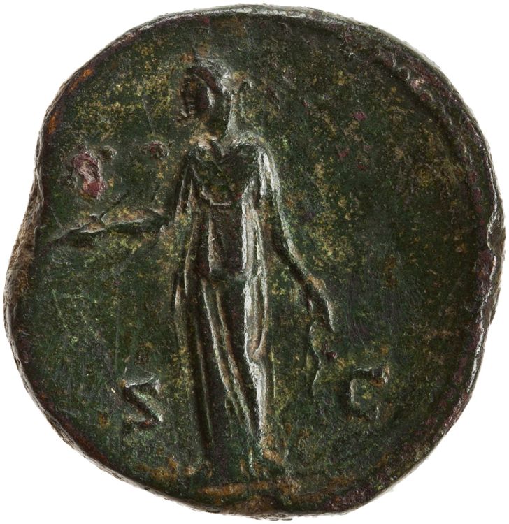 RIC III Antoninus Pius 1383b, реверс, American Numismatic Society (ans)