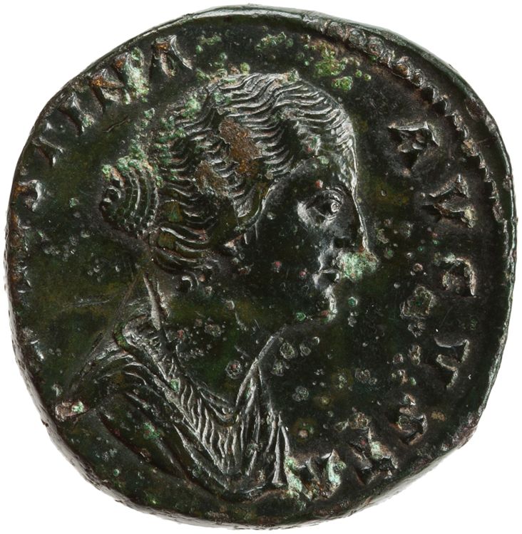 RIC III Antoninus Pius 1371, obverse, American Numismatic Society (ans)