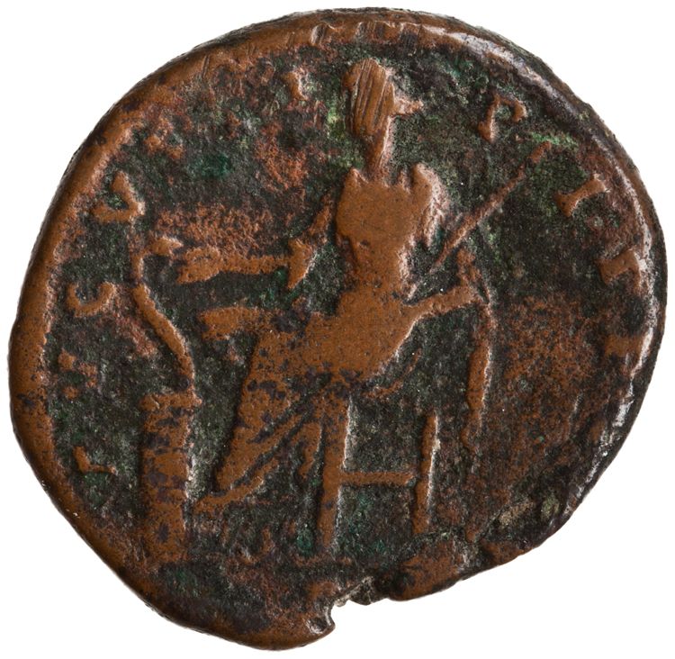 реверс RIC III Antoninus Pius 1391 (dupondius)