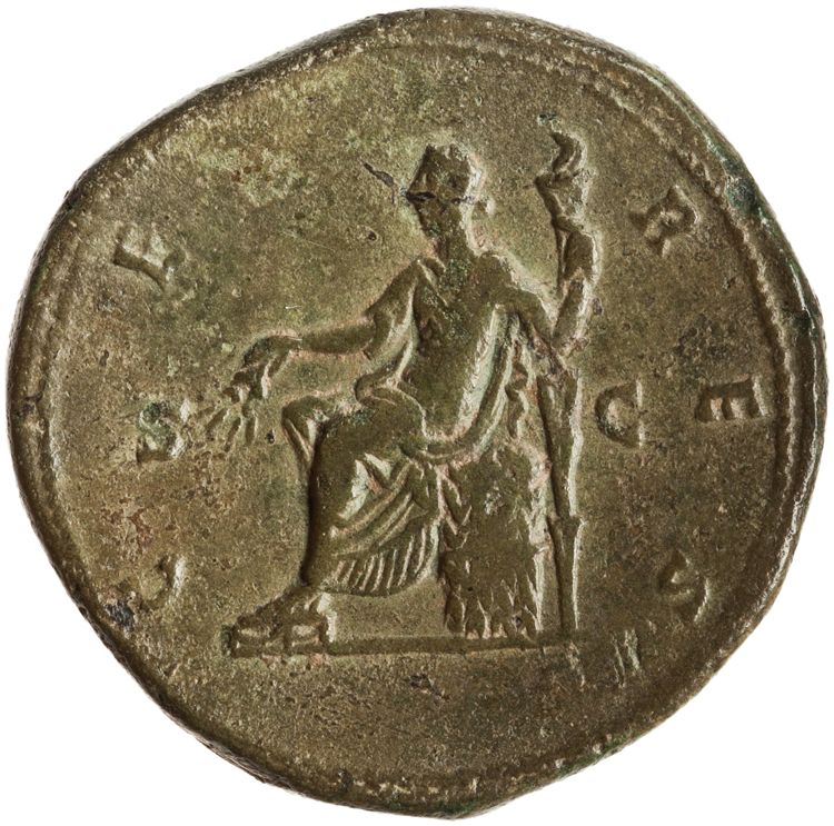 RIC III Marcus Aurelius 1621, реверс, American Numismatic Society (ans)
