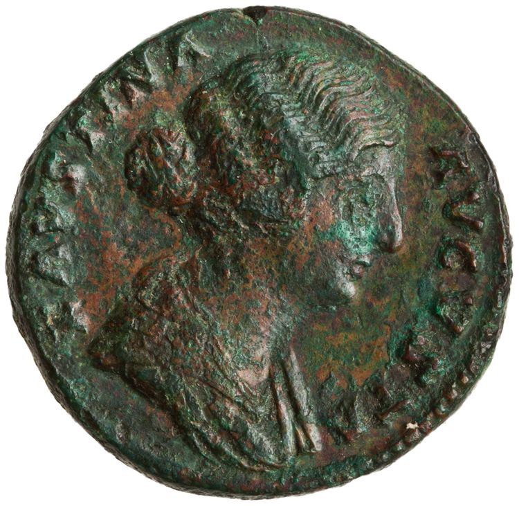 RIC III Marcus Aurelius 1666, obverse, American Numismatic Society (ans)