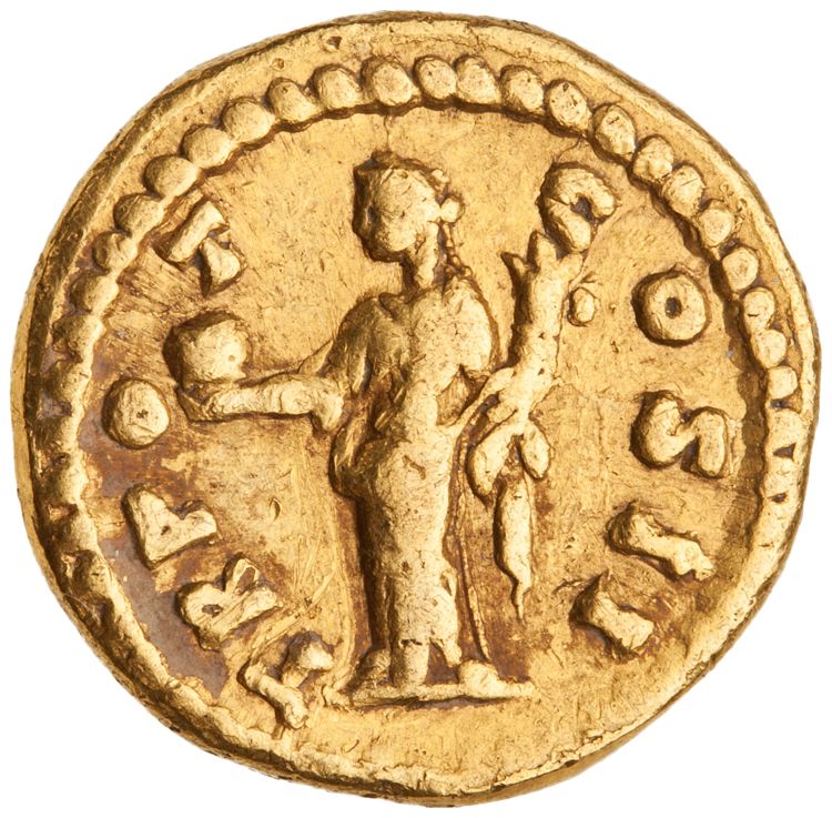 реверс RIC III Marcus Aurelius 468