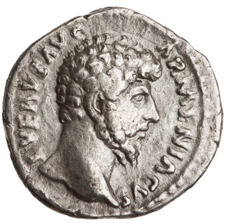 RIC III Marcus Aurelius 528, obverse, American Numismatic Society (ans)