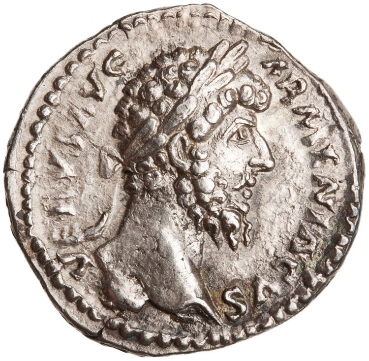 RIC III Marcus Aurelius 529, аверс, American Numismatic Society (ans)