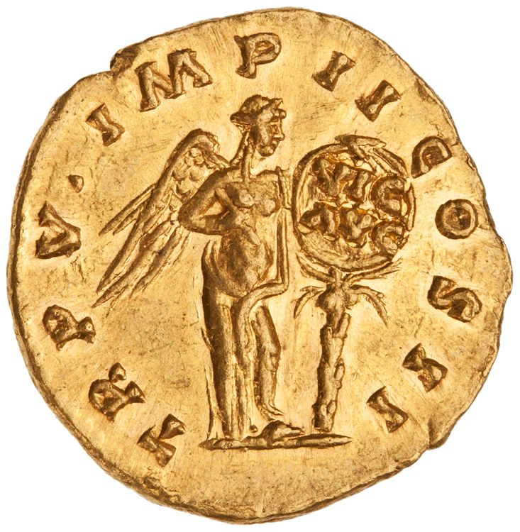 реверс RIC III Marcus Aurelius 534