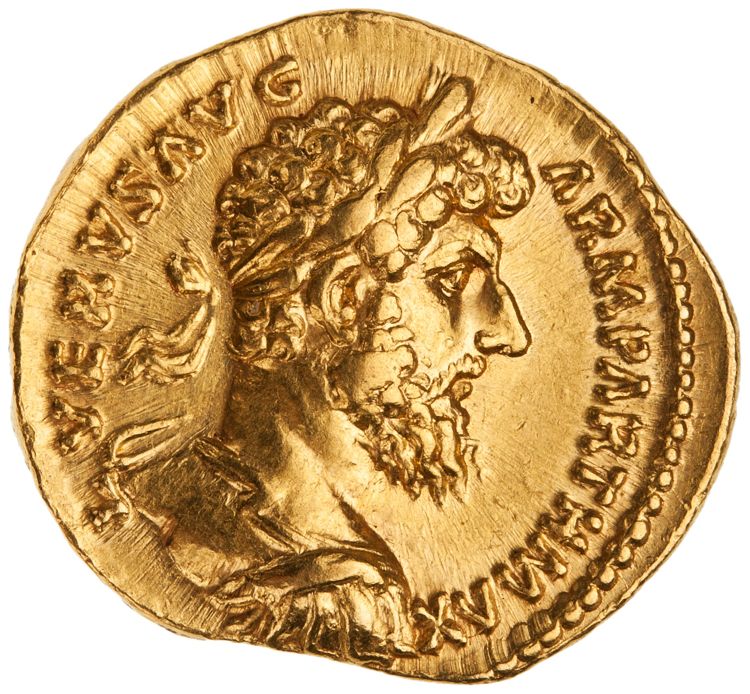 аверс RIC III Marcus Aurelius 573