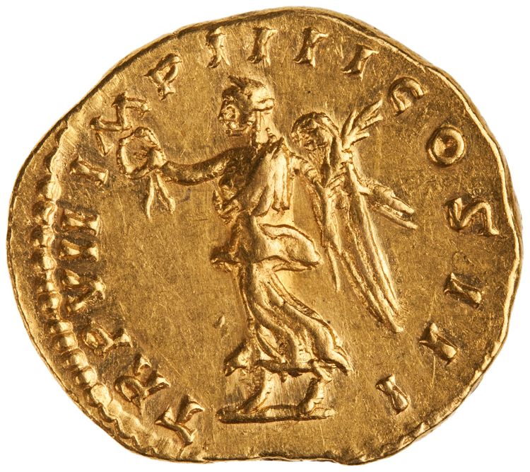 реверс RIC III Marcus Aurelius 573