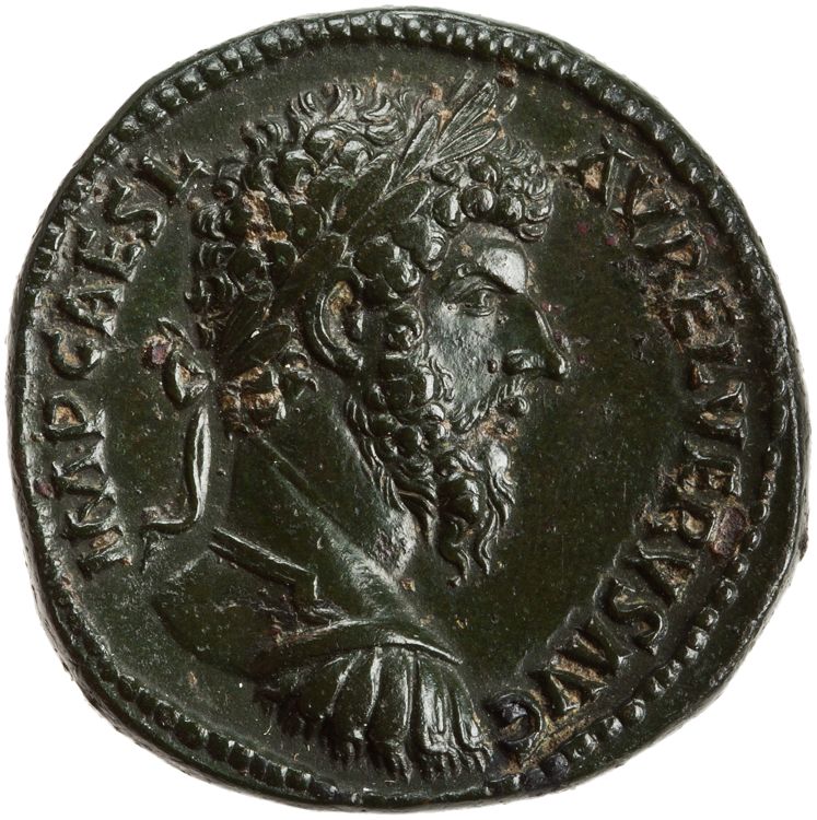 obverse RIC III Marcus Aurelius 1305