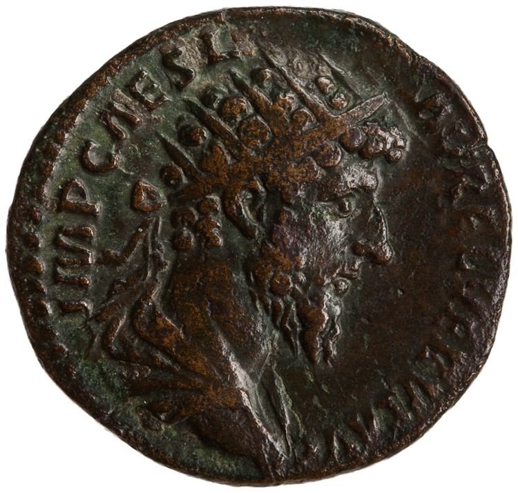 аверс RIC III Marcus Aurelius 1312