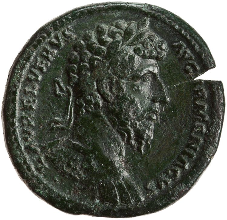 RIC III Marcus Aurelius 1371, аверс, American Numismatic Society (ans)
