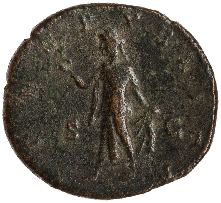 RIC III Marcus Aurelius 1544, реверс, American Numismatic Society (ans)