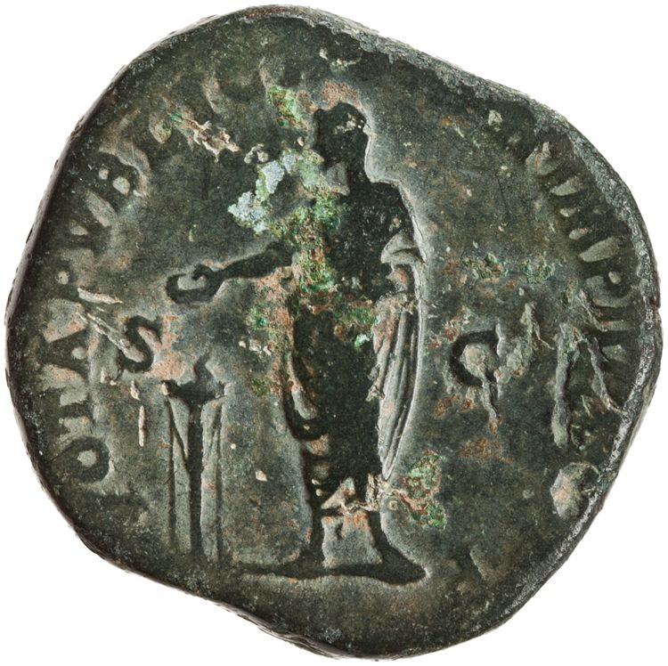 RIC III Marcus Aurelius 1584, реверс, American Numismatic Society (ans)