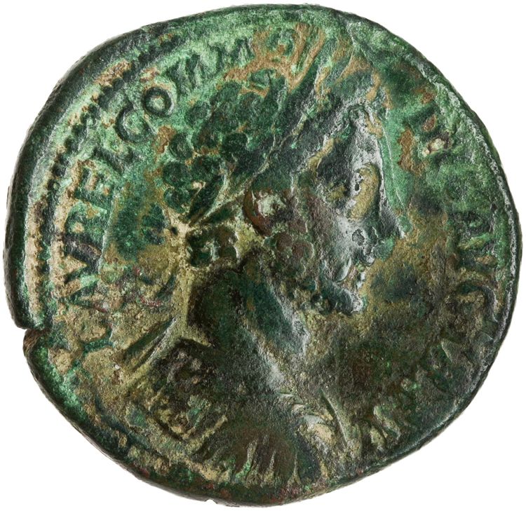RIC III Commodus 294f, аверс, American Numismatic Society (ans)