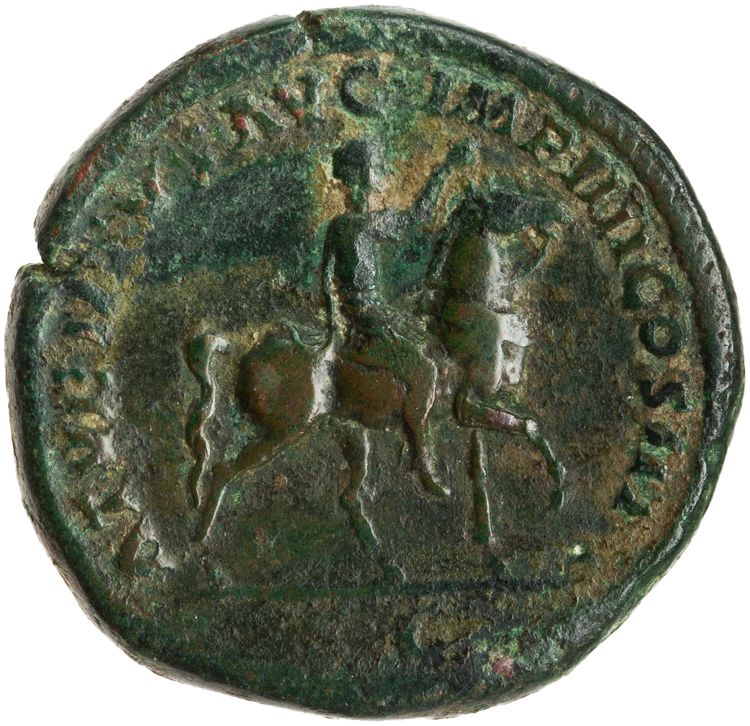 RIC III Commodus 294f, реверс, American Numismatic Society (ans)